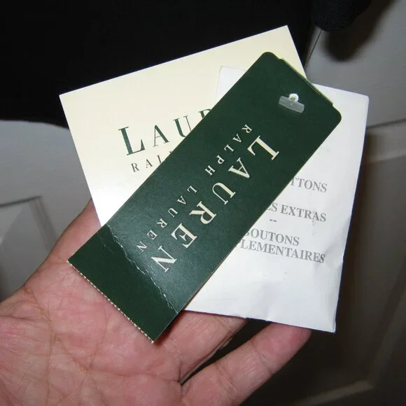 Lauren - Ralph Lauren Navy Blazer - New Never Worn w/Tags - Size 14 - Picture 4 of 10